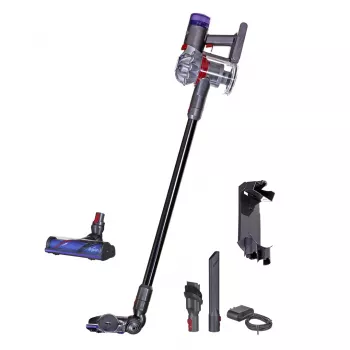 Dyson V8 Advanced 2-in-1 akumulátorový vysávač, bez vrecka, nikel, strieborná