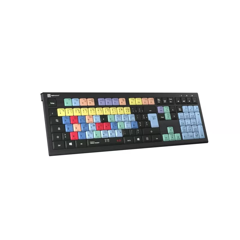 Klávesnica Logickeyboard LKB-CBASE-A2PC-FR Universal USB AZERTY francúzska čierna
