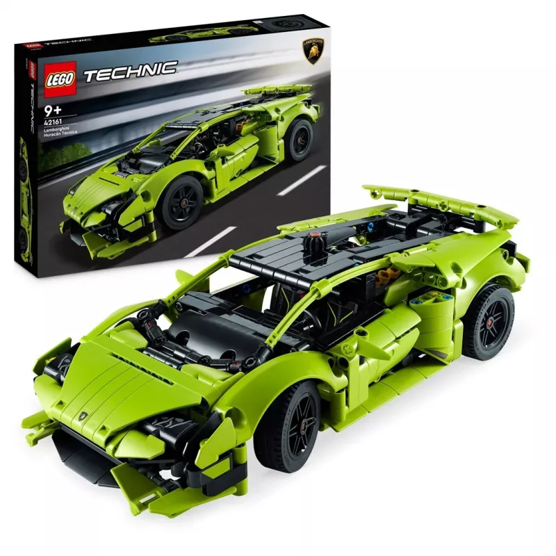 LEGO Technic stavebnica konštrukčného modelu Lamborghini Huracán Tecnica v mierke 1:10, 806 dielov, vek 9+