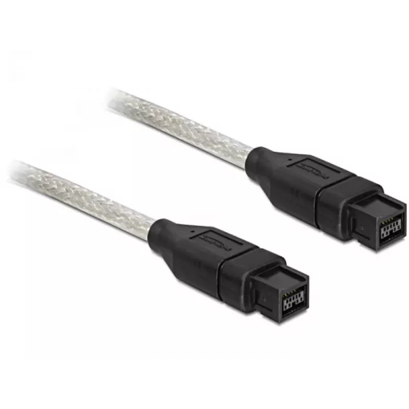 FireWire kábel DeLOCK FireWire B/B 1,0 m sivý
