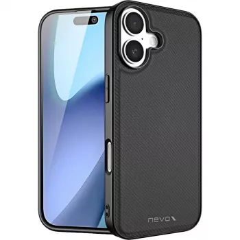 Ochranné puzdro Nevox StyleShell NYLO pre iPhone 17, 6,3 palca, čierna