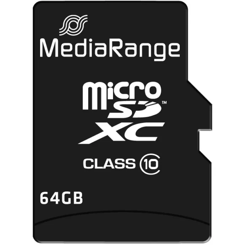 Pamäťová karta MediaRange 64GB MicroSDXC Class 10 MR955