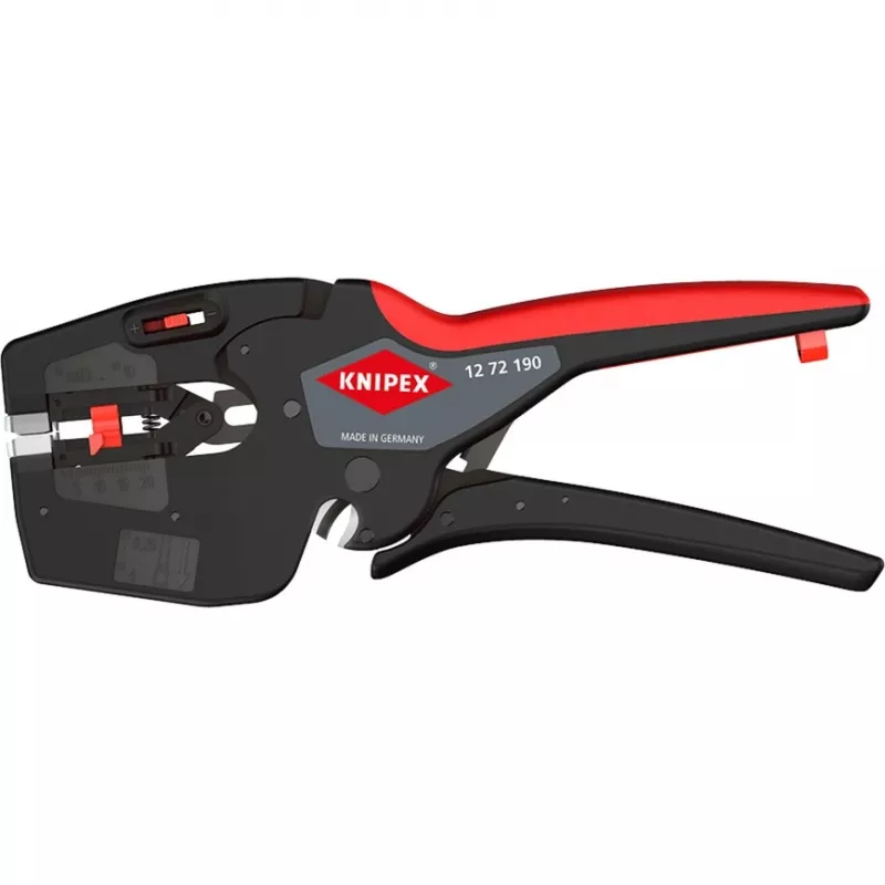 Knipex elektrikárske multitool NexStrip 12 72 190 SB – odizolovacie a krimpovacie náradie