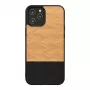 Puzdro na telefón man and wood pre iPhone 12 Pro Max — rybí chvost Nero čierna