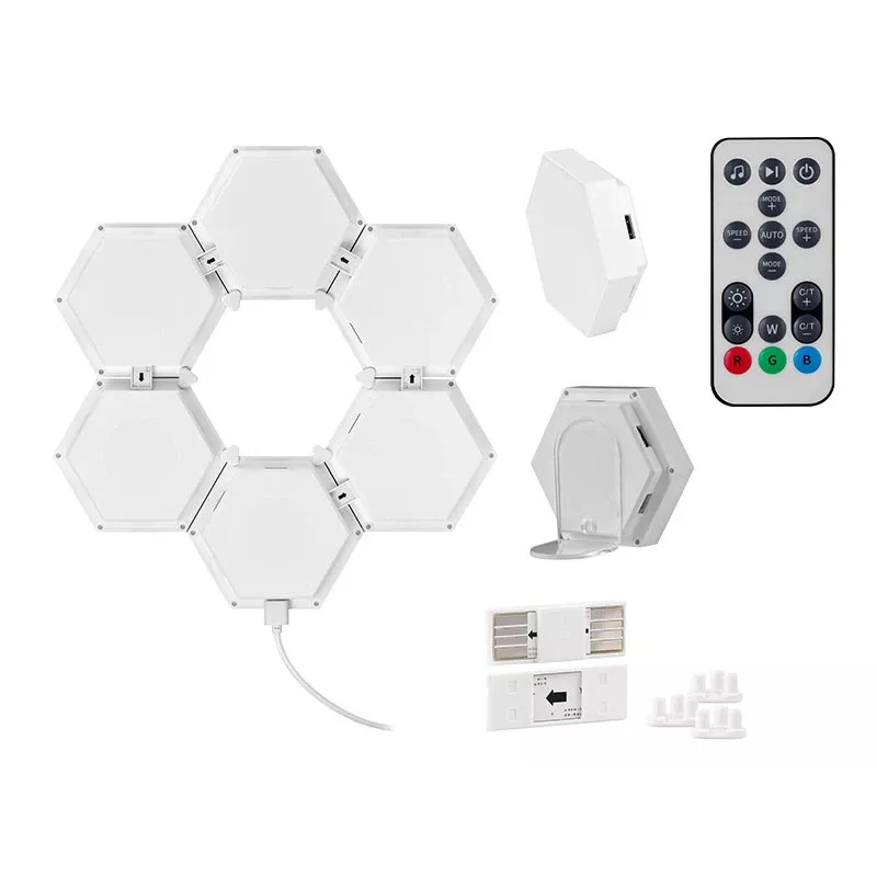 Vstavaný RGB LED panel TRACER Smart Hexagon Tracer 47256 Ambience TRAOSW47256