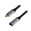 LogiLink USB kábel USB 3.2 Gen 2 CUA0105 0,5 m USB-C čierny sivý