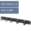 Káblový manažér QOLTEC 54515 1U pre 19-palcové racky