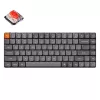 Keychron K3 Max klávesnica Univerzálna USB RF Wireless Bluetooth Sivá 75%