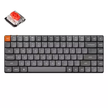 Keychron K3 Max klávesnica Univerzálna USB RF Wireless Bluetooth Sivá 75%