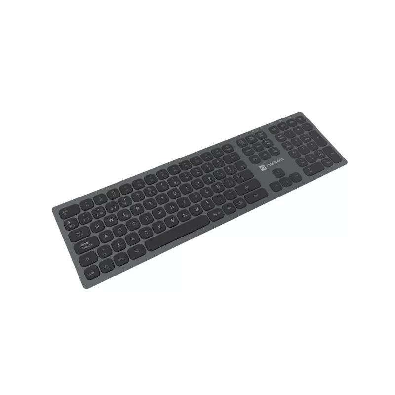 NATEC NKL-1830 klávesnica univerzálna RF Wireless Bluetooth QWERTY španielska čierna sivá
