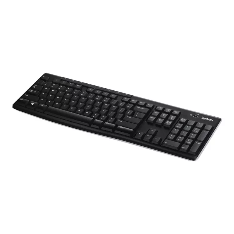 Logitech K270 bezdrôtová klávesnica s Unifying prijímačom v čiernej
