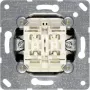 Nástenný spínačový modul JUNG 505 U 1P, 1-pólový 10 A, 250 V – Metallic White