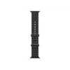 Black Ocean Band 49 mm – Natural Titanium Finish