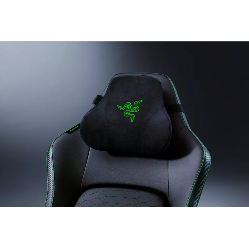 Herná stolička Razer Iskur V2 čalúnené sedadlo čierna zelená