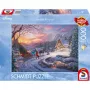 Thomas Kinkade Studios: Disney Dreams Collection - Cinderella Bringing Home the Tree, puzzle 1000 dielikov