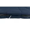 Spací vak Outwell Contour Lux Double rektangulárny polyester, 1450×2200 mm, max. výška používateľa 190 cm, modrý