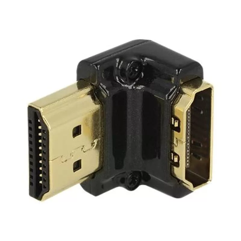 HDMI konektor DeLOCK 65662 90° čierny