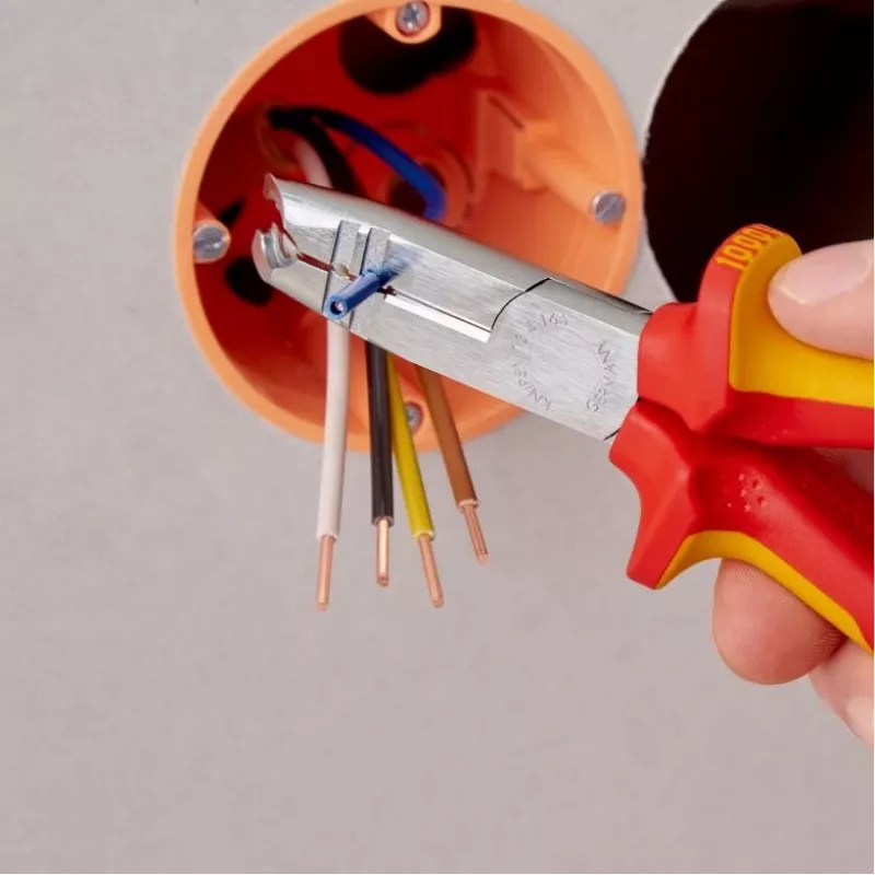 Knipex 13 46 165 odizolovacie kliešte červená, žltá