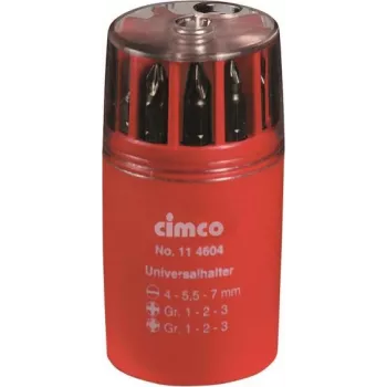 Cimco sada bitov 10-dielna 11 4604 — 10 presných skrutkovacích bitov v kompaktnom puzdre