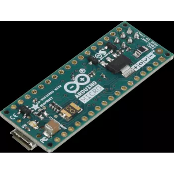 Arduino mikrokontrolérová doska, Micro bez konektora ATmega32u4 (A000093)