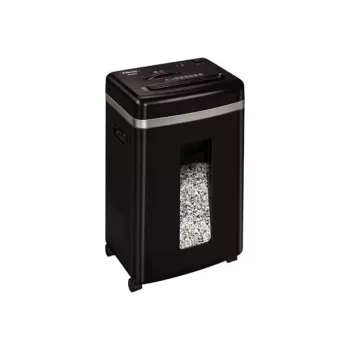 Skartovačka Fellowes Powershred 450M mikrostrih, kapacita 9 listov, 2 x 12 mm, 22-litrová nádoba, čierna