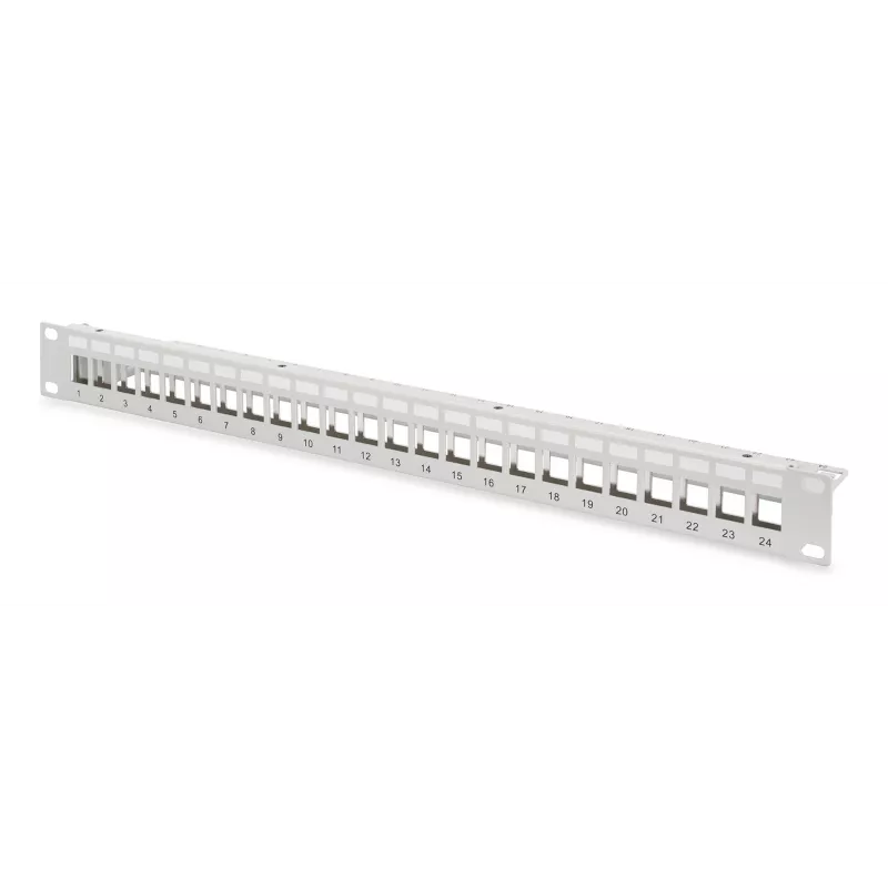 Digitus modulárny patch panel 24-port DN-91410-24 RJ-45 Cat6a sivý