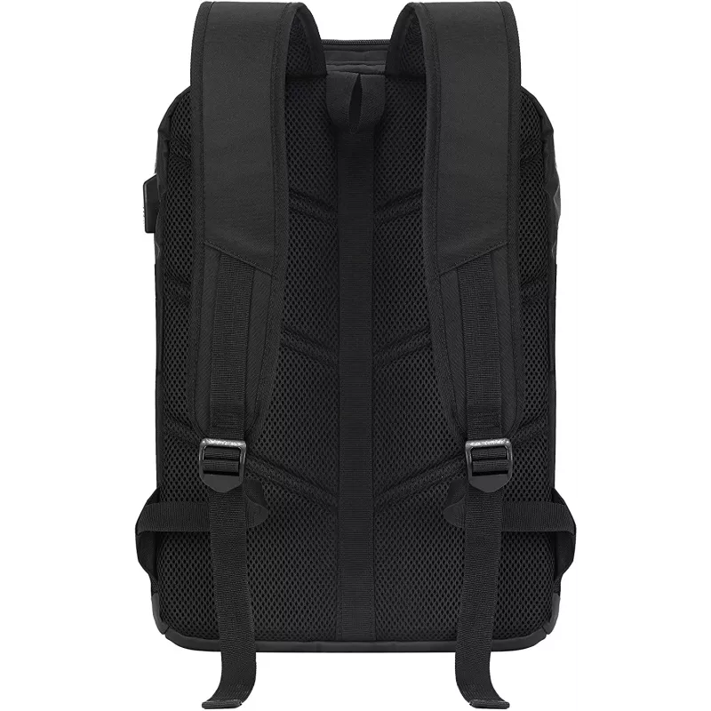 Batoh na notebook Tellur TLL611282 s USB konektorom a podsvieteným pásom, čierny