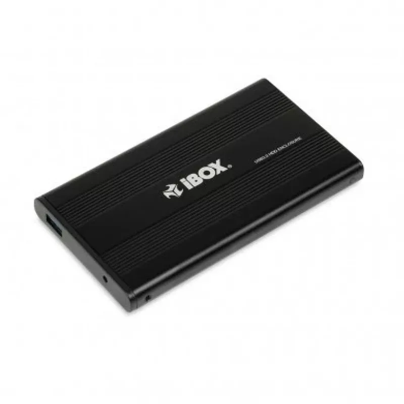 iBOX HD-02 externý box na disky SATA 2,5 palca, USB 3.0, hliník, čierny