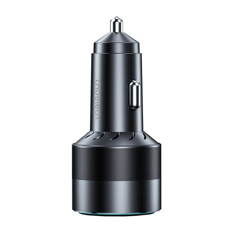 Choetech TC0011 auto nabíjačka 130W 2x USB C 1x USB A (čierna)
