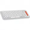 Logitech POP Icon Combo Bluetooth QWERTZ Swiss oranžová biela myš