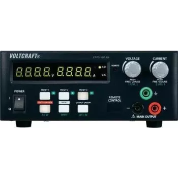 VOLTCRAFT laboratórny napájací zdroj, nastaviteľný CPPS-160-84 0,02 - 84 V/DC 0,01 - 5 A 160 W USB diaľkovo ovládateľný, programovateľný, Aut (CPPS-160-84)