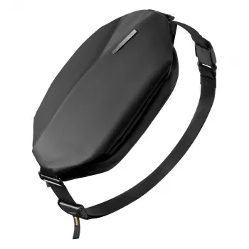 Cez rameno crossbody hrudná taška Inateck LB03014 — polyester, unisex, 3 L, modrá/sivá