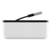 Belkin USB 2.0 4-portový cestovný hub, strieborný, F4U021bt