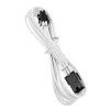 BITFENIX Alchemy PCIe 6-Pin predlžovací kábel 45 cm s opletením biely
