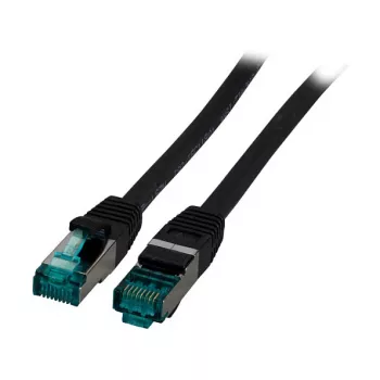 EFB-Elektronik RJ45 patch kábel Cat.6A S/FTP LSZH čierny 0,15m výrobca: EFB Elektronik (MK6001.0,15B)