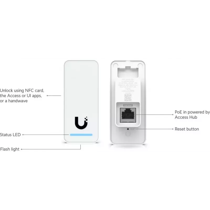 Ubiquiti G2 Starter Kit profesionálny bezpečnostný systém kontroly prístupu strieborná