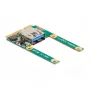 DeLOCK Mini PCIe I/O 1 x USB 2.0 Type-A konektor samica Full-Size Half-Size
