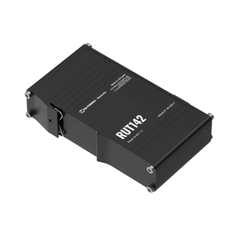 Teltonika priemyselný router RUT142 WiFi 4, RS232, 2x RJ45 100Mb/s, IP30