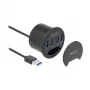 USB hub DeLOCK 64153 Type-A 5000 Mbit/s čierny