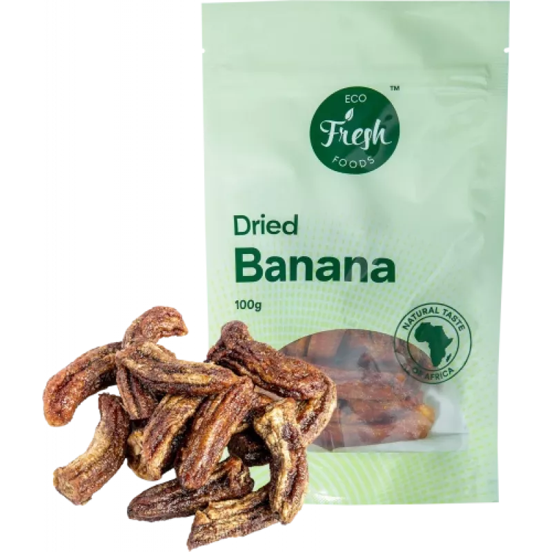 Eco fresh foods sušený banán 100 g