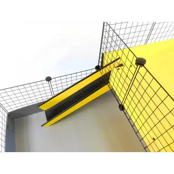 C&C modulárna klietka jednoposchodová 4x2 + Loft 2x1 + čierna rampa