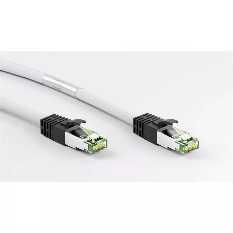 Wentronic 55127 - 5 M - Cat8.1 - S/FTP (S-STP) - RJ-45 - RJ-45 - biely