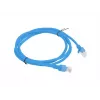 Lanberg PCU6-20CC-0150-B Patch kábel Cat.6 UTP, 1,5 m, modrý, balenie 10 ks