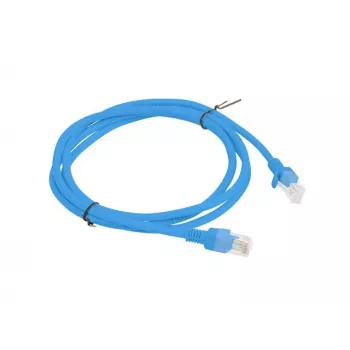Lanberg PCU6-20CC-0150-B Patch kábel Cat.6 UTP, 1,5 m, modrý, balenie 10 ks