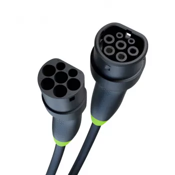 Nabíjací kábel Green Cell EVKABGC03 — Typ 2, 5 m, 11 kW, pre elektromobily