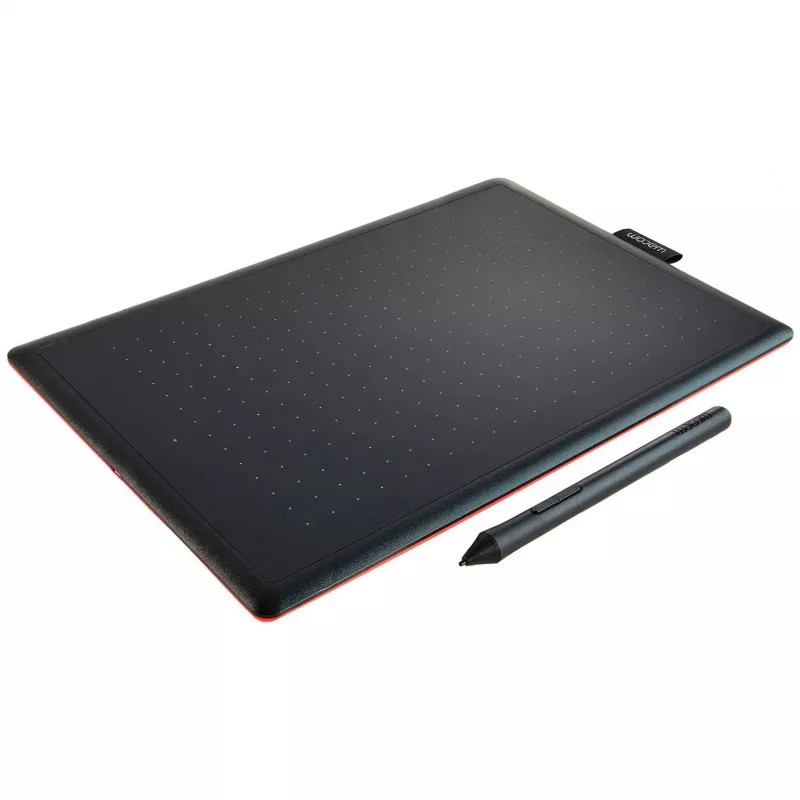 Wacom One by Medium grafický tablet čierny, červený 2540 lpi 216 x 135 mm USB
