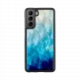 Ochranné puzdro iKins na Samsung Galaxy S21 v Blue Lake čierna