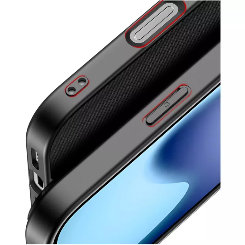 Ochranné puzdro Nevox StyleShell NYLO pre iPhone 17, 6,3 palca, čierna