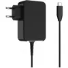 Mobilná nabíjačka zariadení LC-Power LC-NB-GAN-65-C Laptop čierna AC interiér