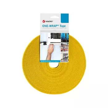Viazacie pásky na káble so suchým zipsom Velcro One Wrap Tape polypropylén 25000 mm × 16 mm žltá, 1 kus